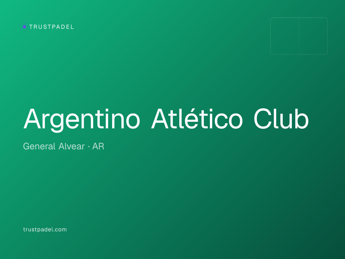 Argentino Atlético Club padel club