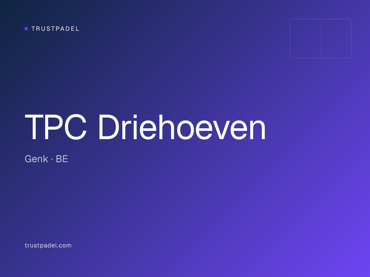 TPC Driehoeven padel club