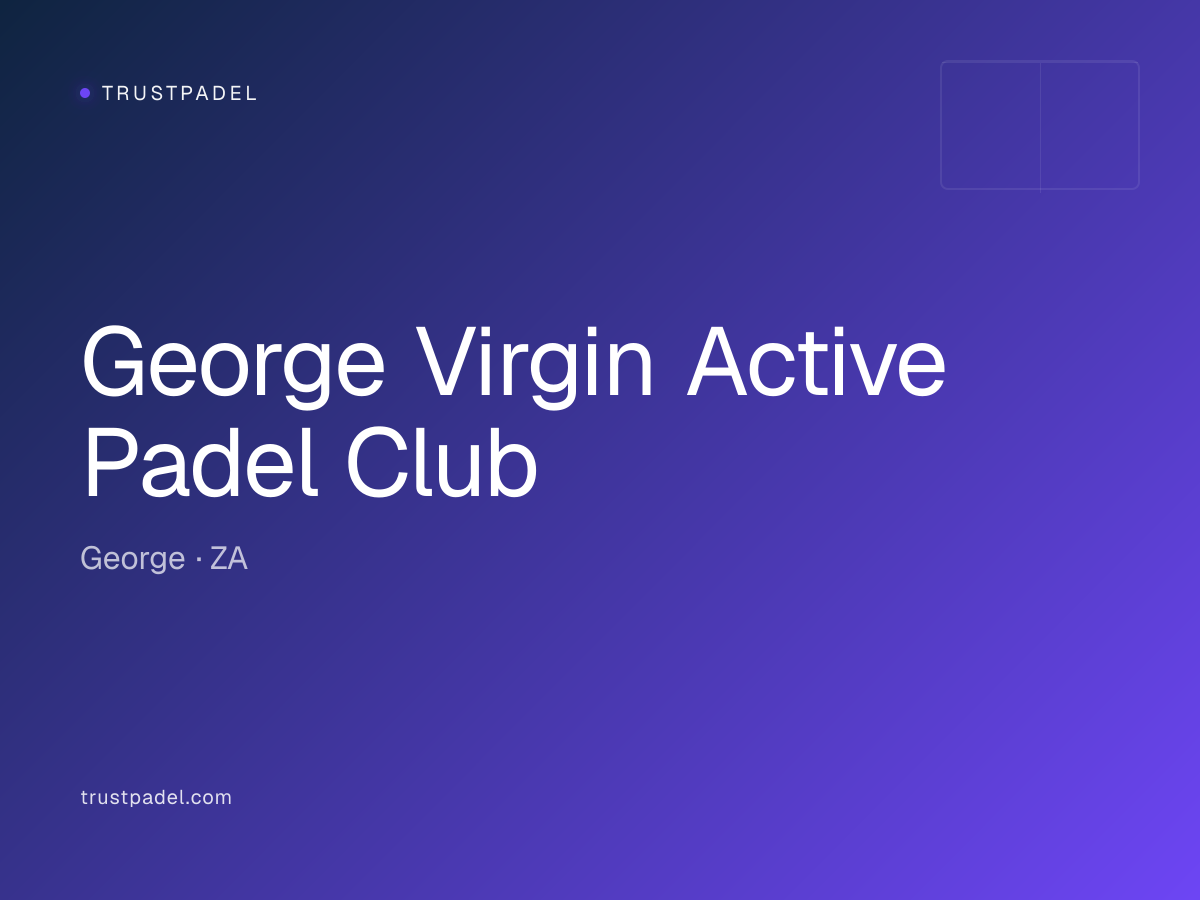 George Virgin Active Padel Club padel club