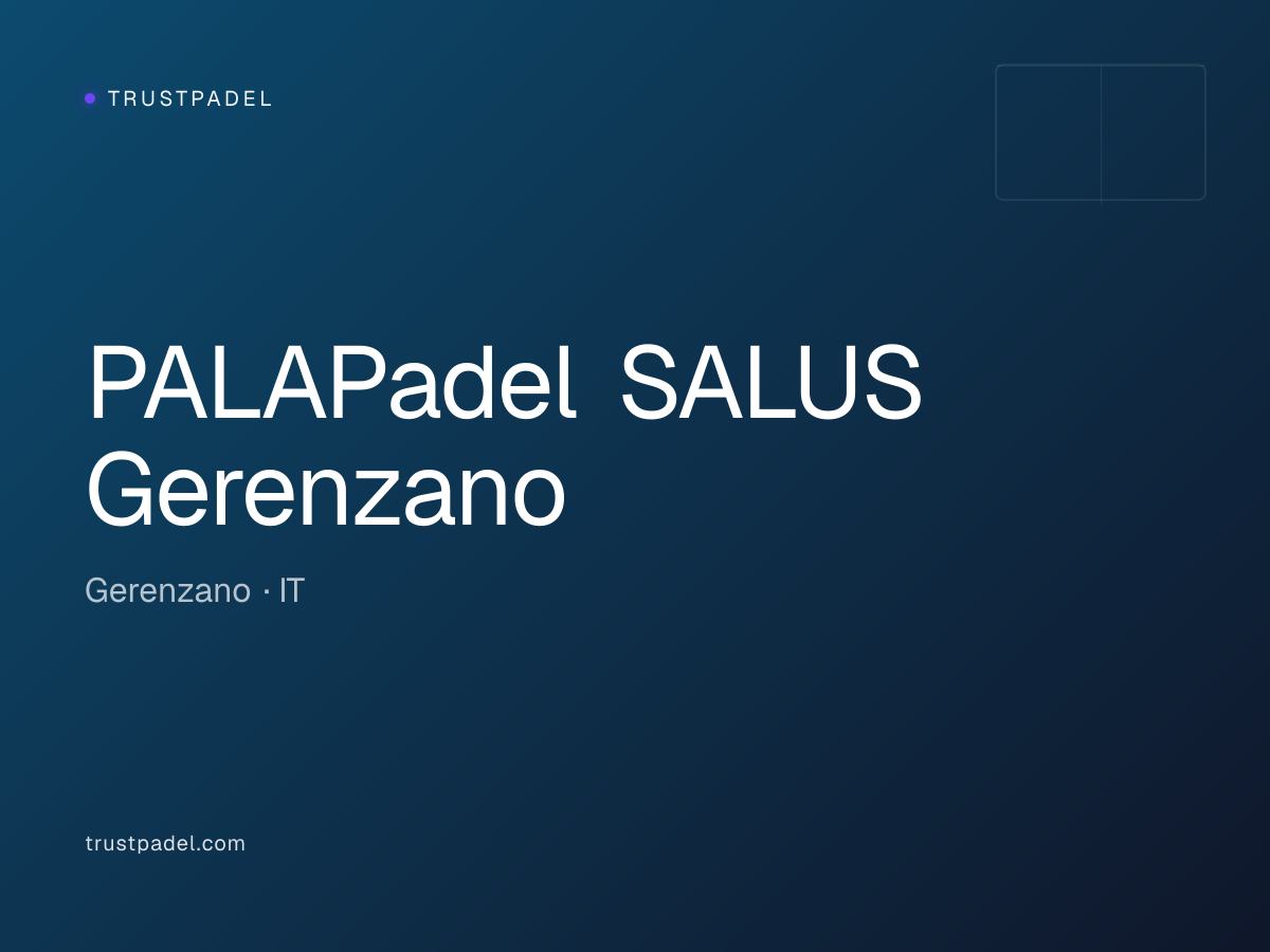 PALAPadel SALUS Gerenzano padel club