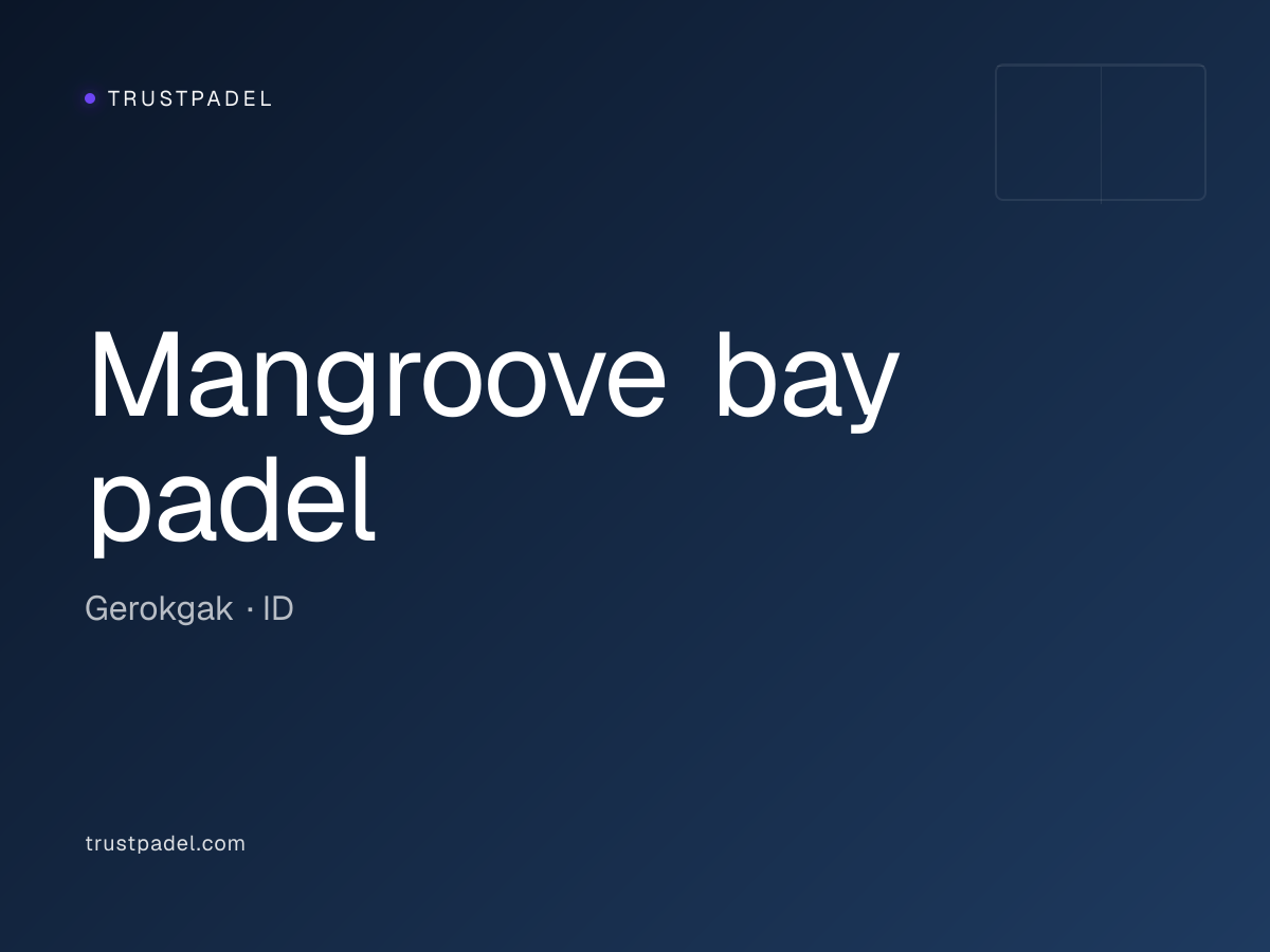 Mangroove bay padel padel club