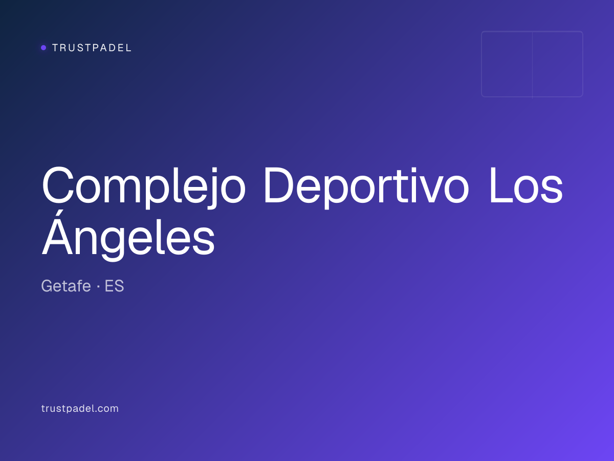 Complejo Deportivo Los Ángeles padel club