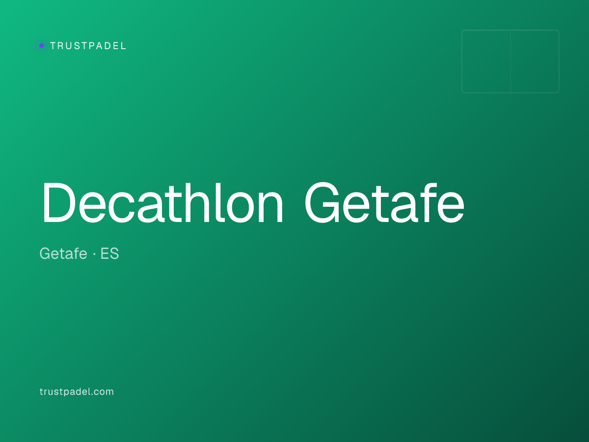 Decathlon Getafe padel club