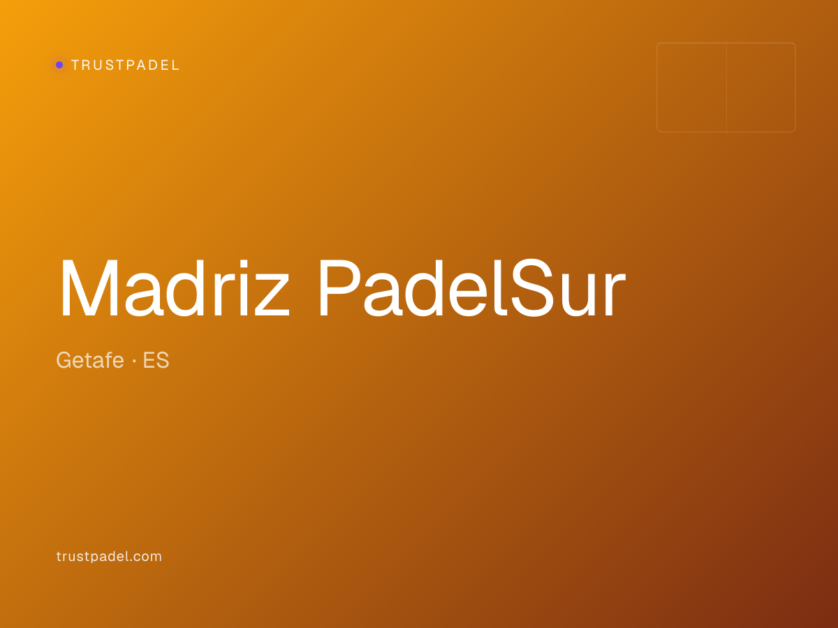 Madriz PadelSur padel club