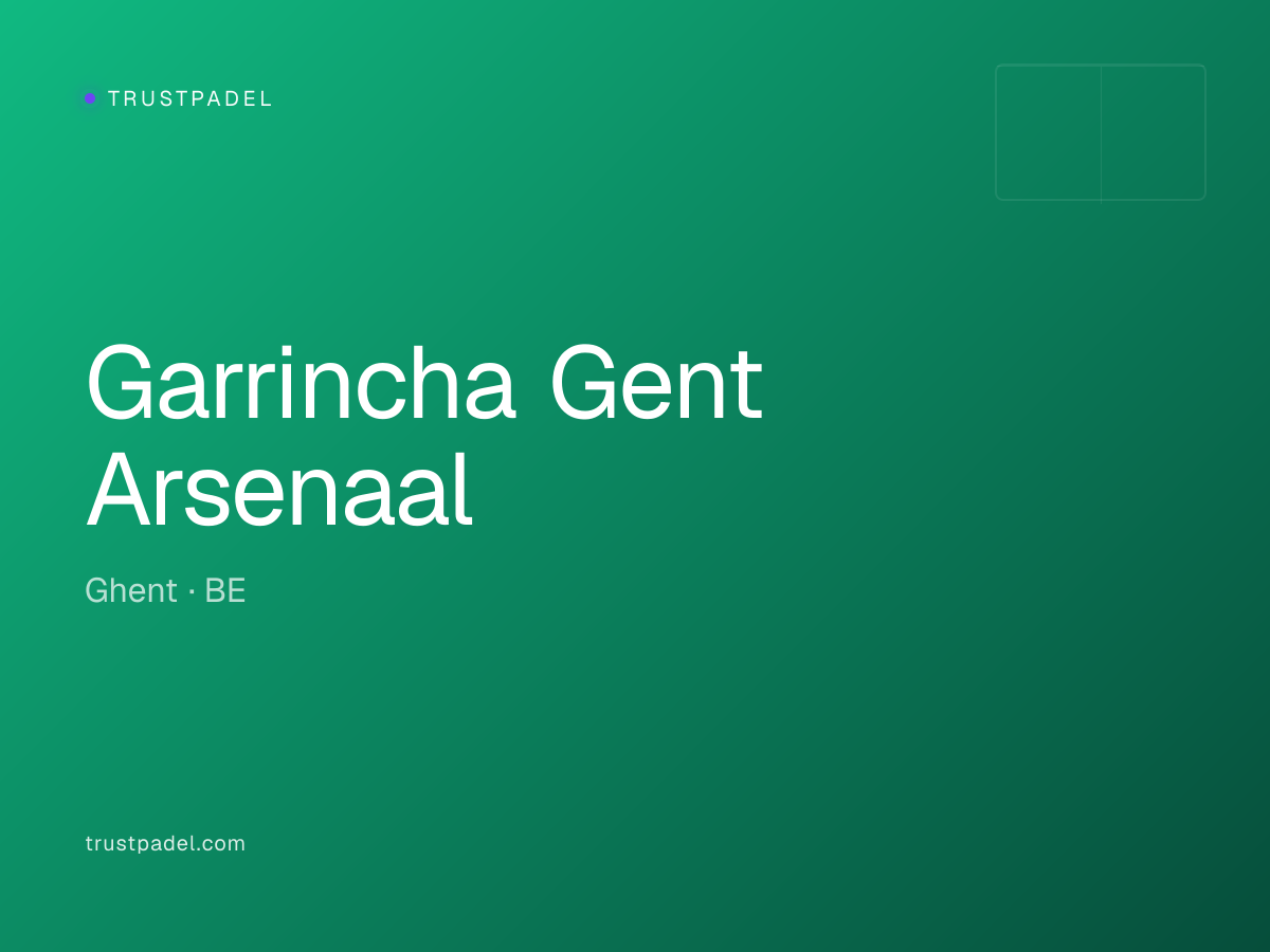 Garrincha Gent Arsenaal padel club