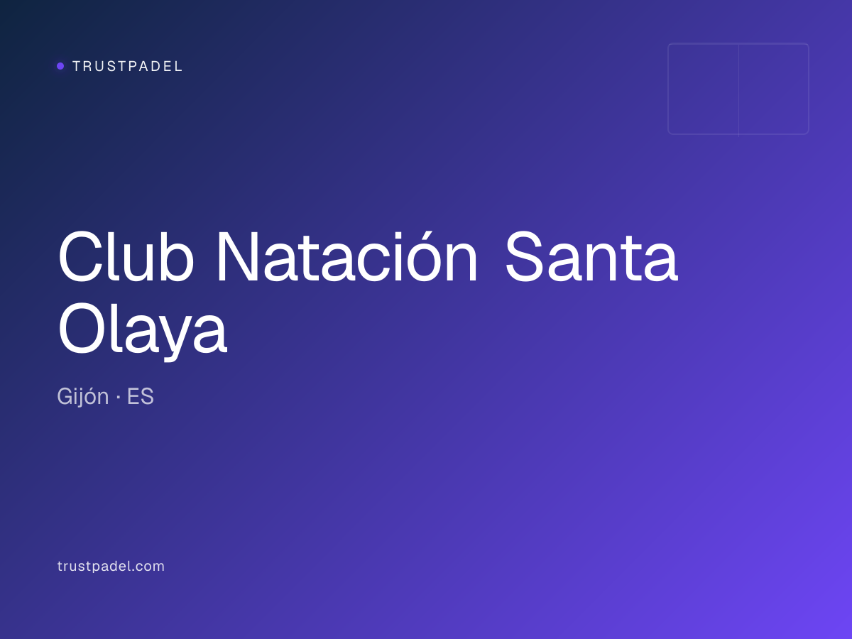 Club Natación Santa Olaya padel club