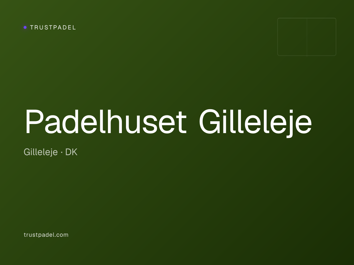 Padelhuset Gilleleje padel club