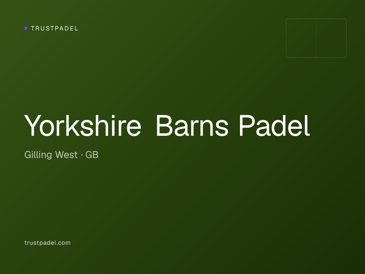 Yorkshire Barns Padel padel club