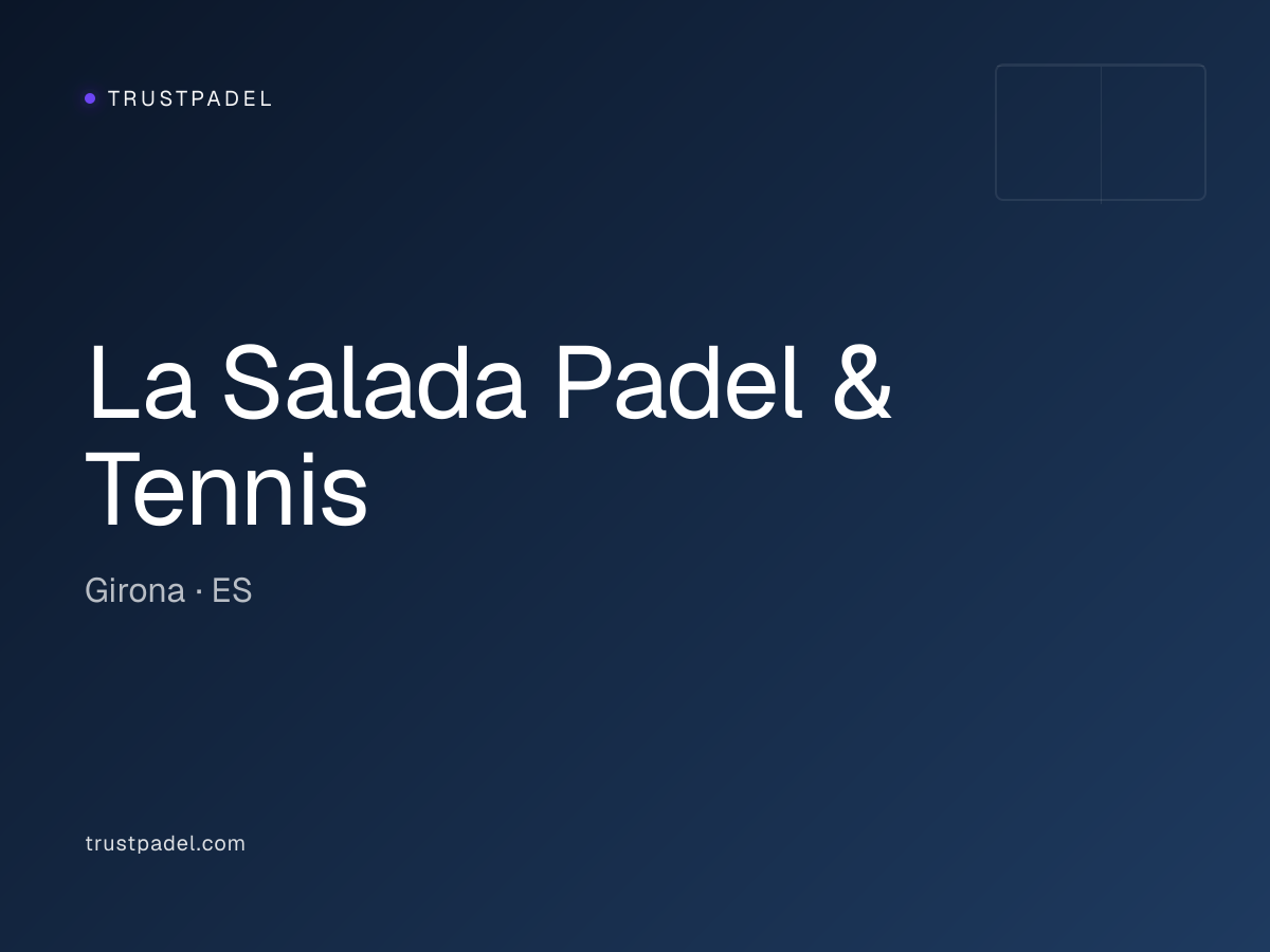La Salada Padel & Tennis padel club