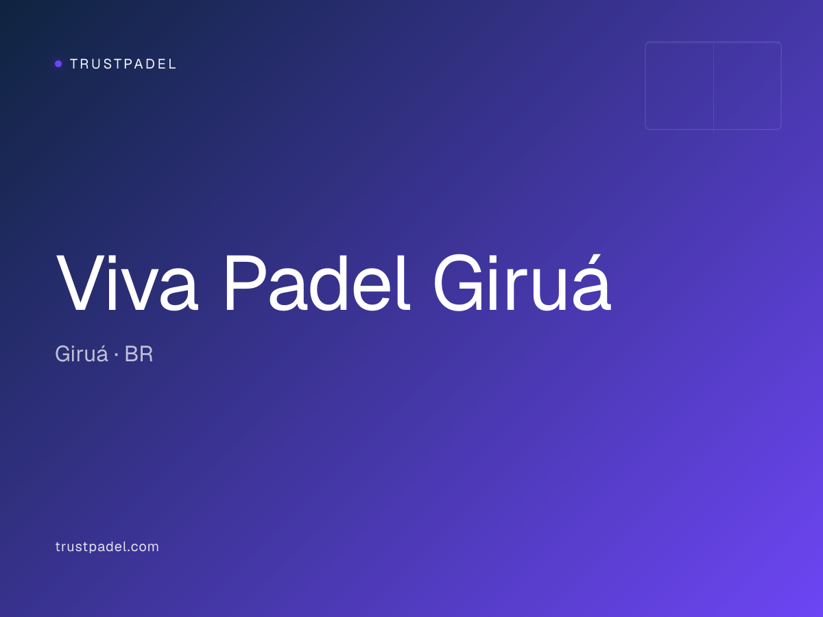 Viva Padel Giruá padel club