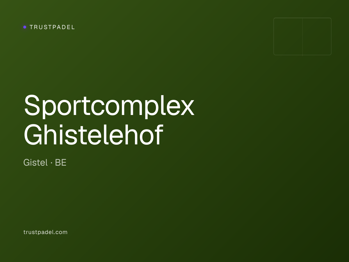 Sportcomplex Ghistelehof padel club