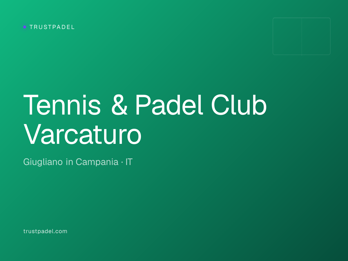 Tennis & Padel Club Varcaturo padel club