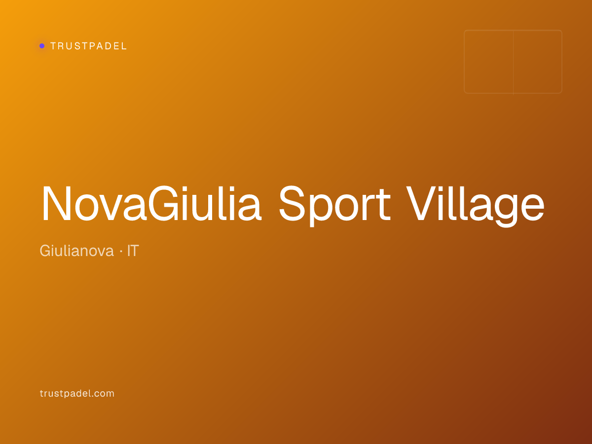 NovaGiulia Sport Village padel club