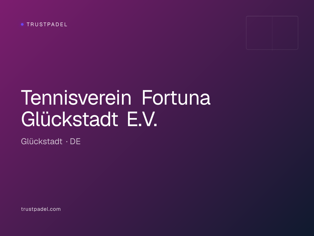 Tennisverein Fortuna Glückstadt E.V. padel club