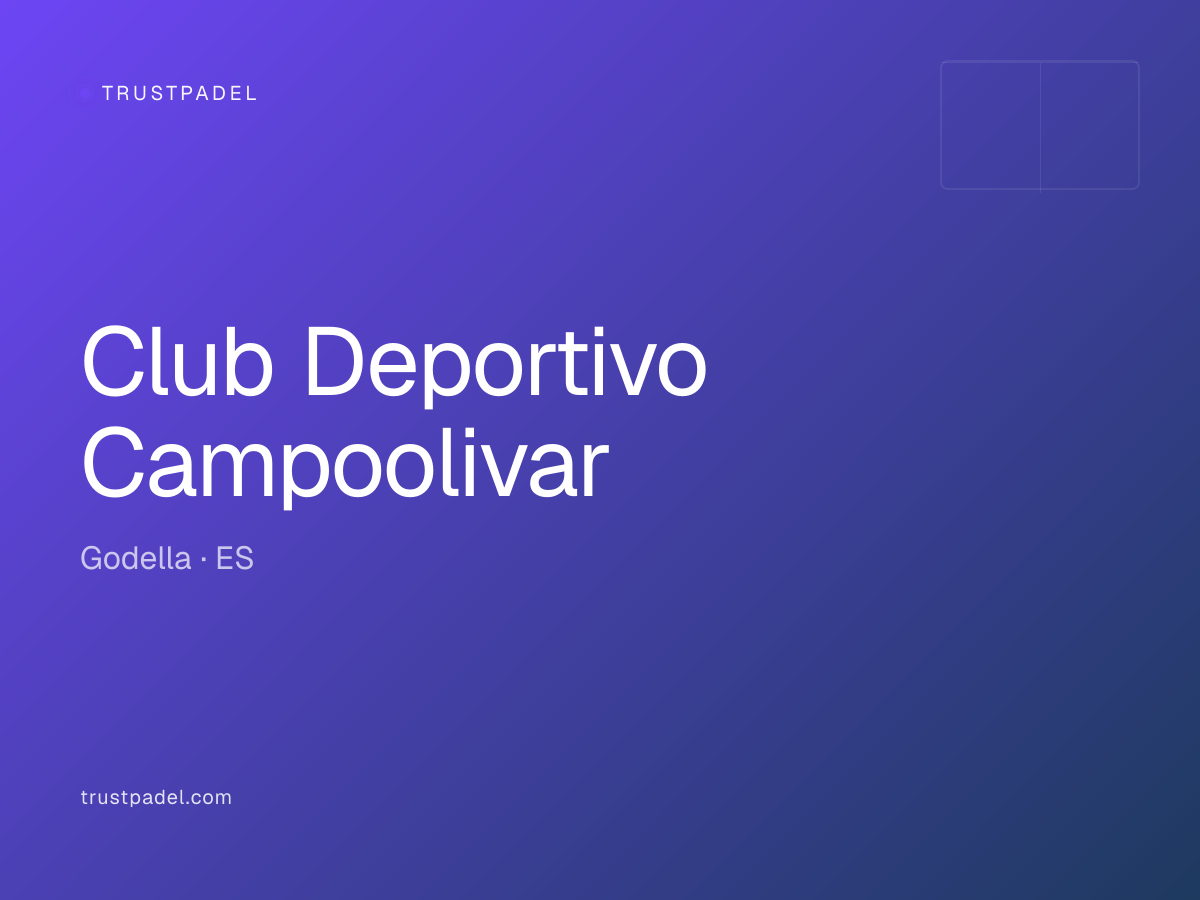 Club Deportivo Campoolivar padel club