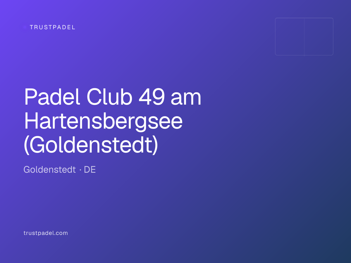Padel Club 49 am Hartensbergsee (Goldenstedt) padel club
