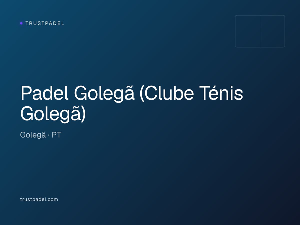 Padel Golegã (Clube Ténis Golegã) padel club