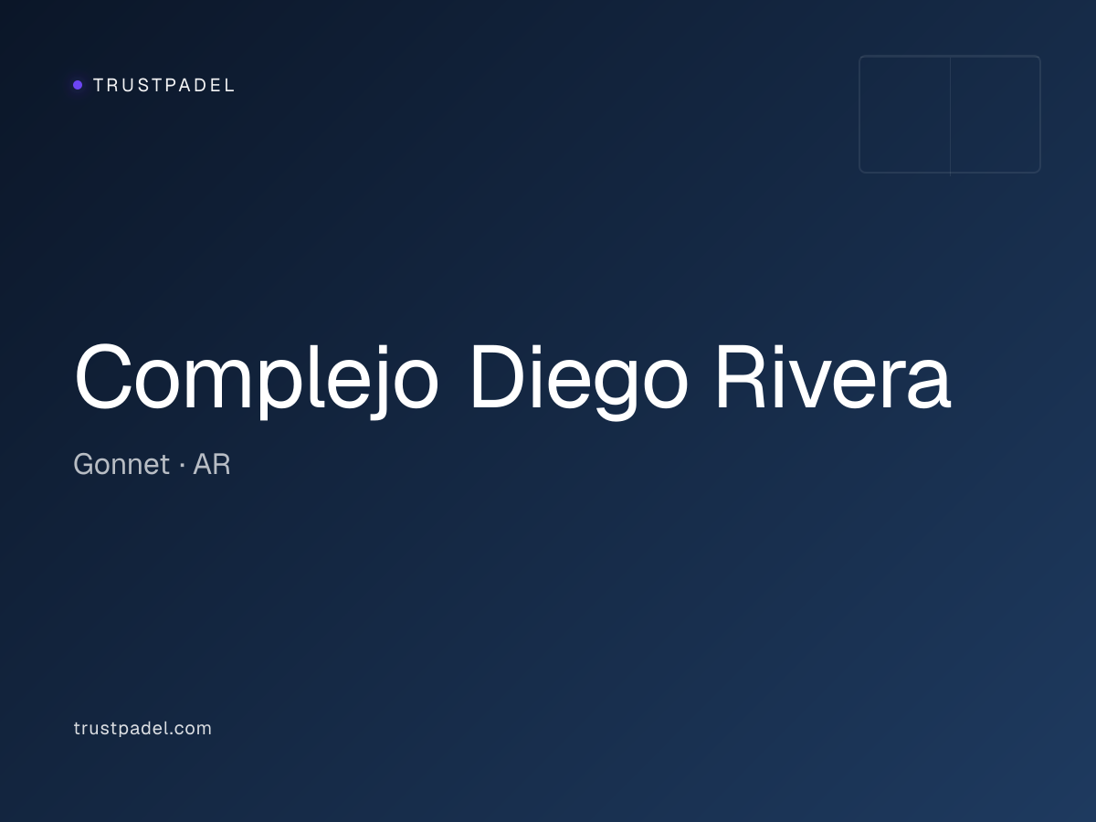 Complejo Diego Rivera padel club