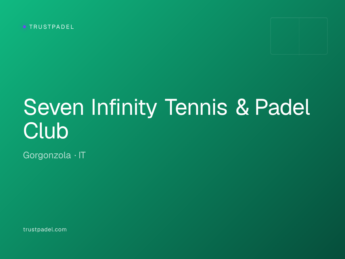 Seven Infinity Tennis & Padel Club padel club