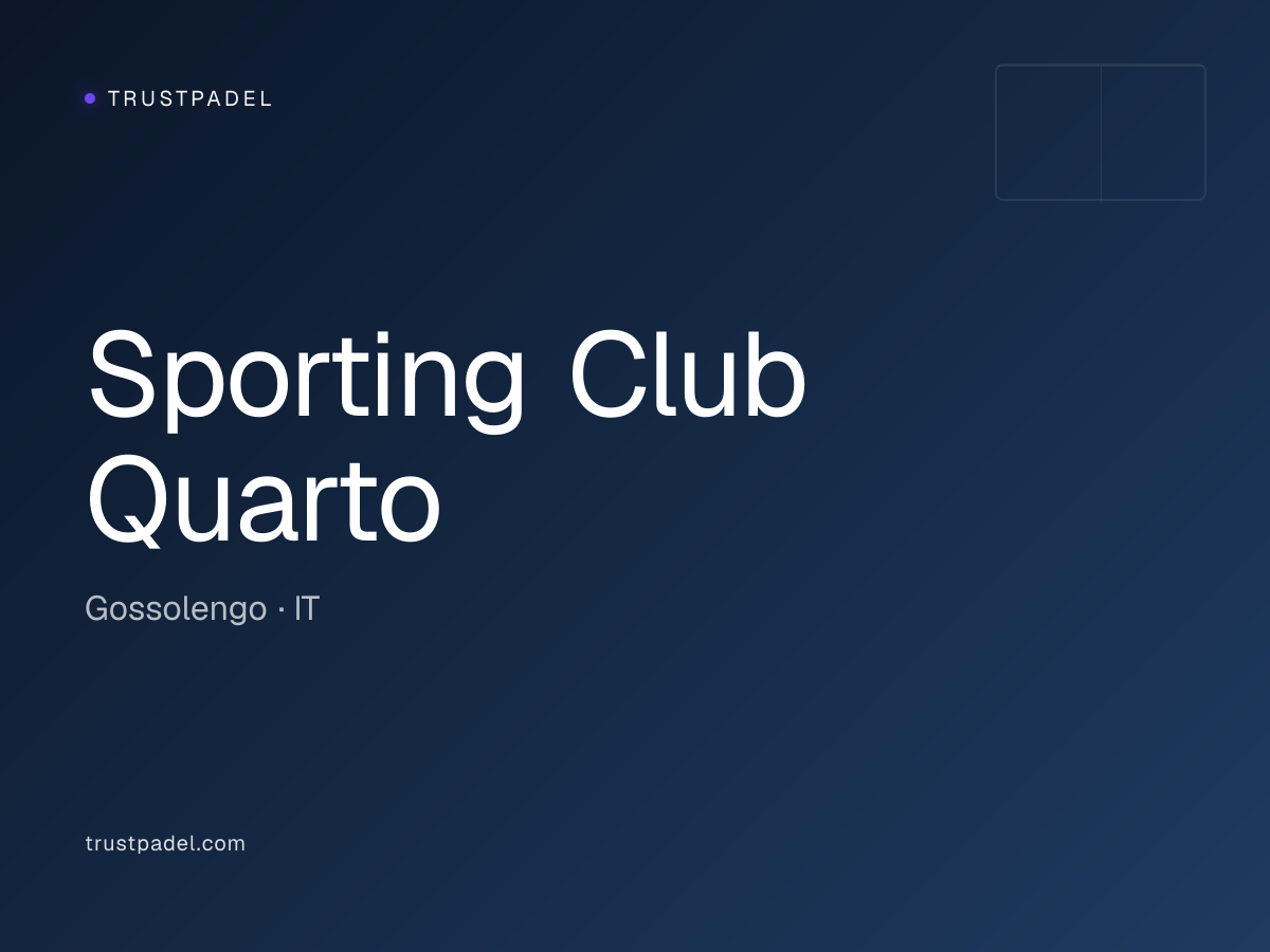 Sporting Club Quarto padel club