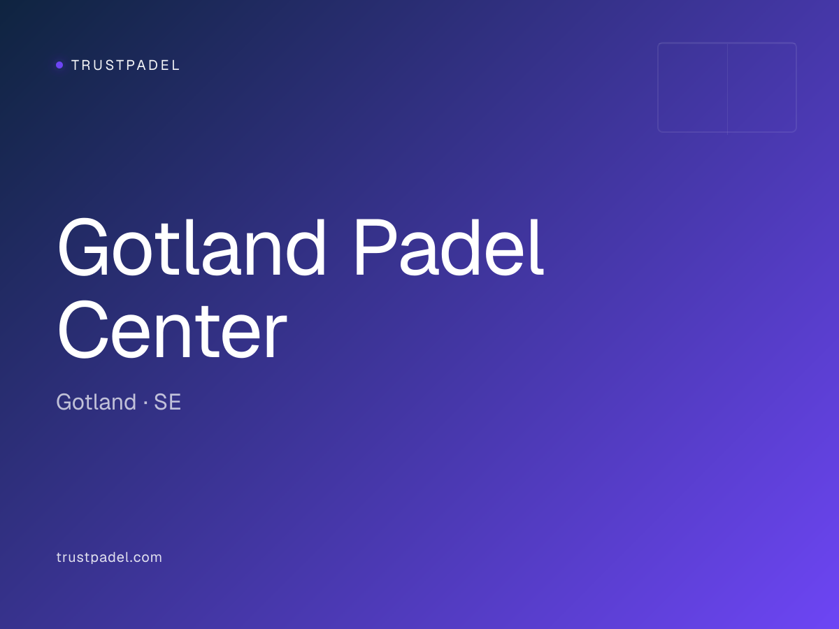 Gotland Padel Center padel club
