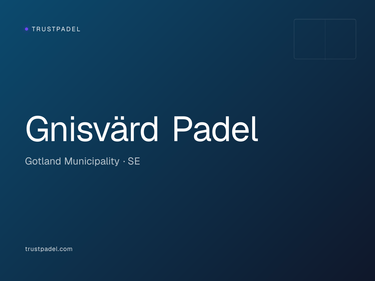 Gnisvärd Padel padel club