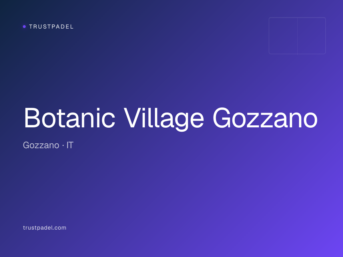 Botanic Village Gozzano padel club