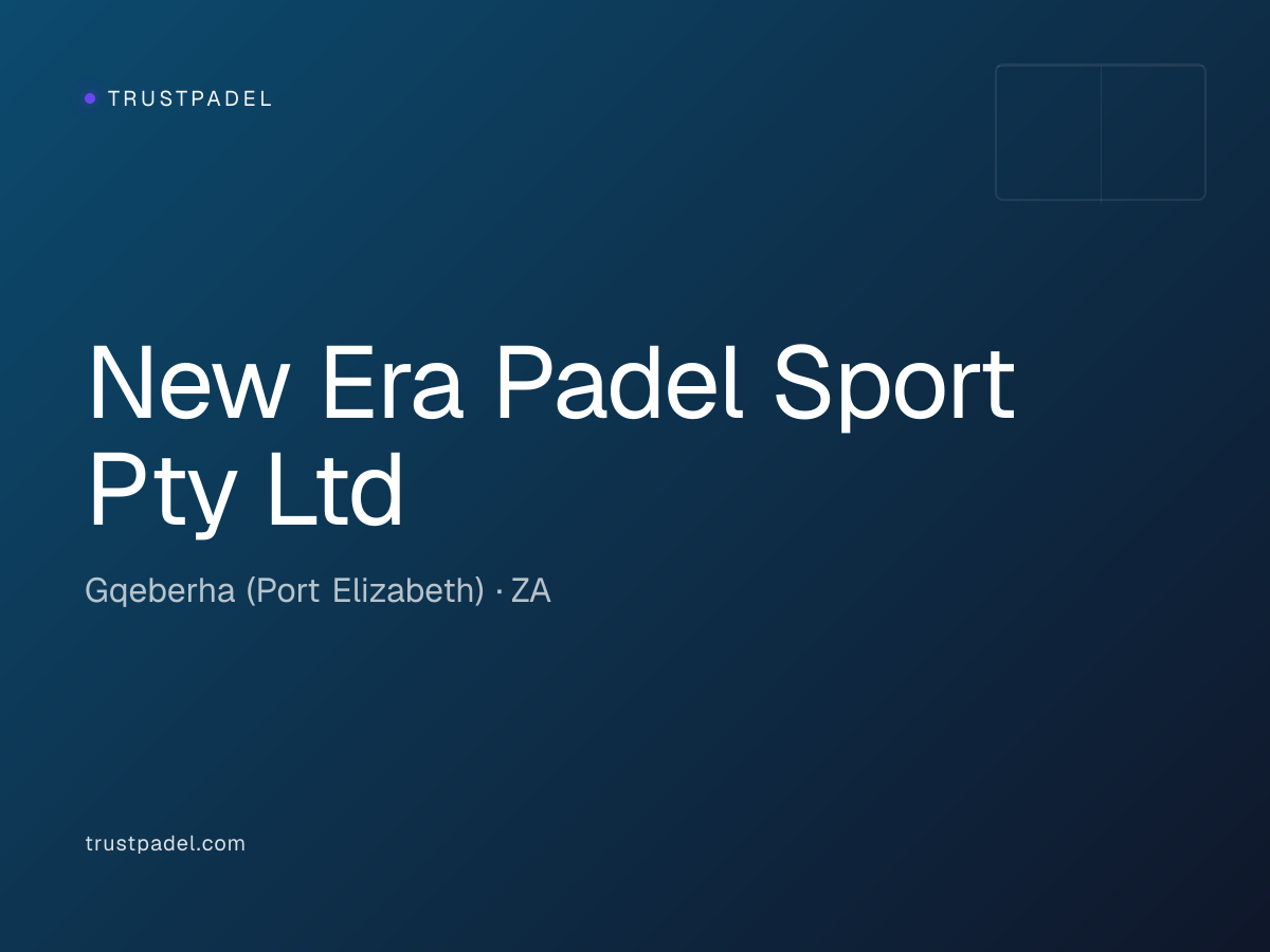 New Era Padel Sport Pty Ltd padel club