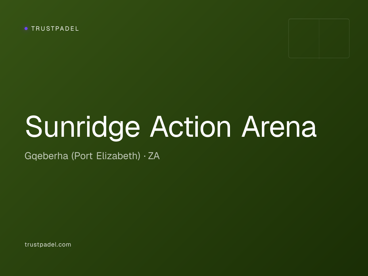 Sunridge Action Arena padel club