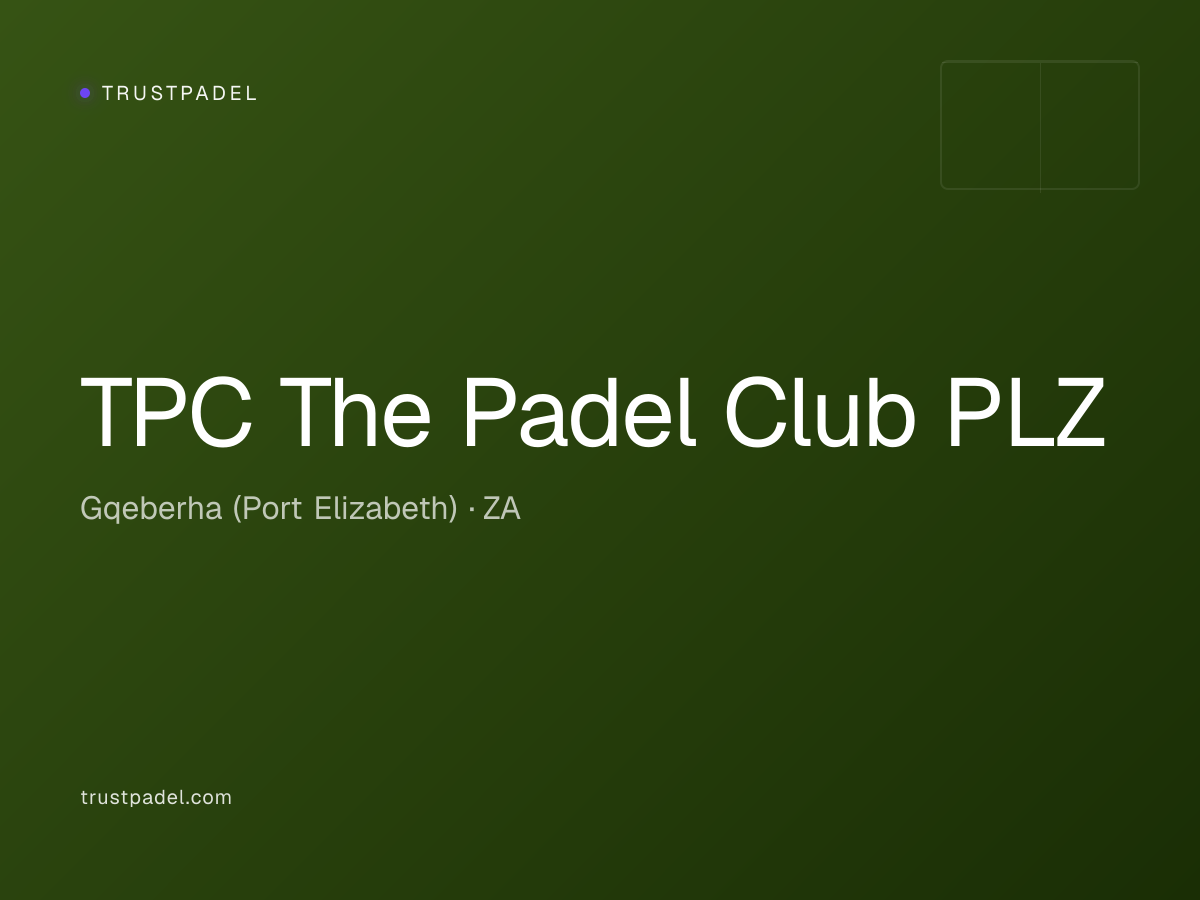 TPC The Padel Club PLZ padel club