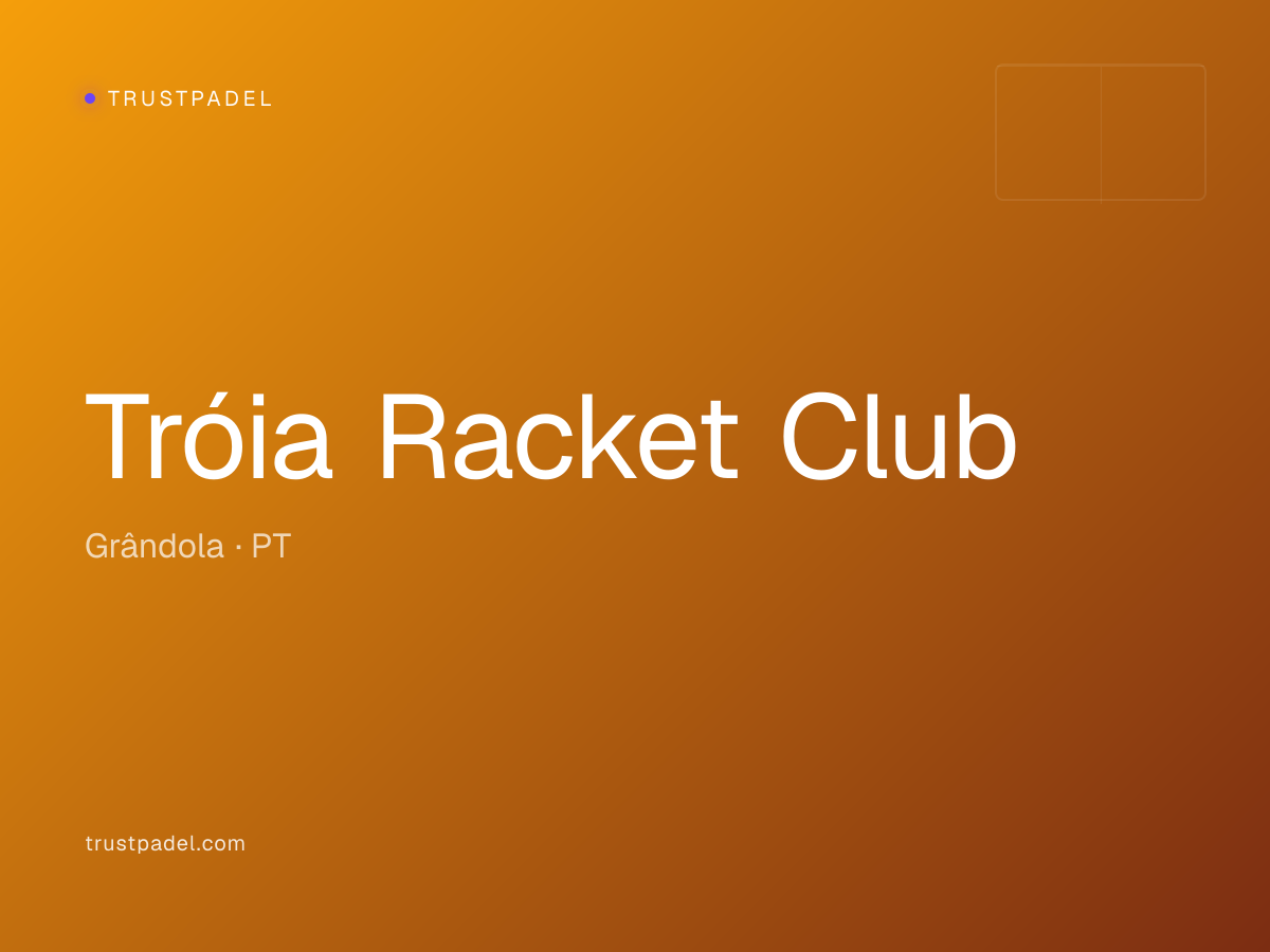 Tróia Racket Club padel club