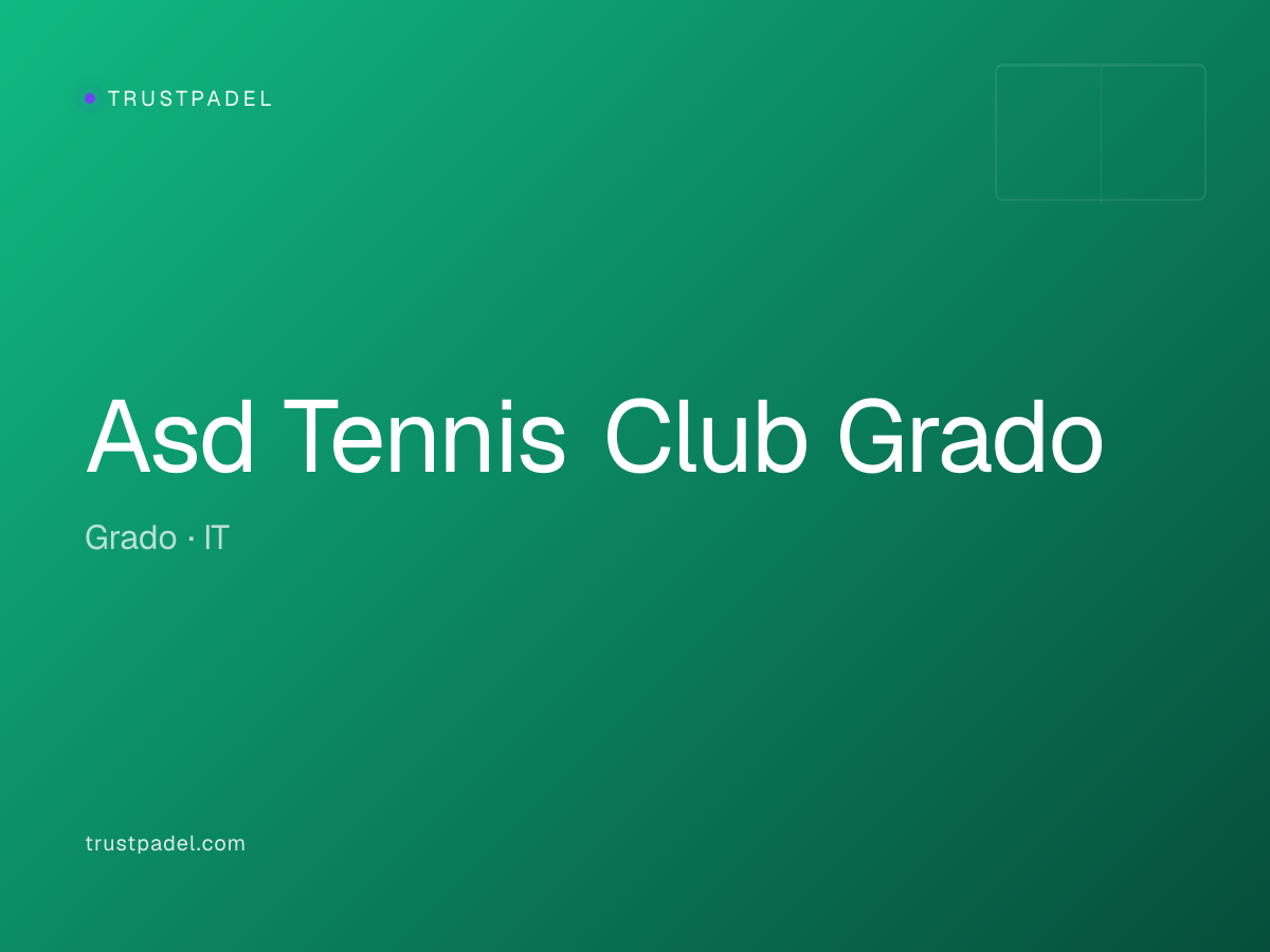 Asd Tennis Club Grado padel club