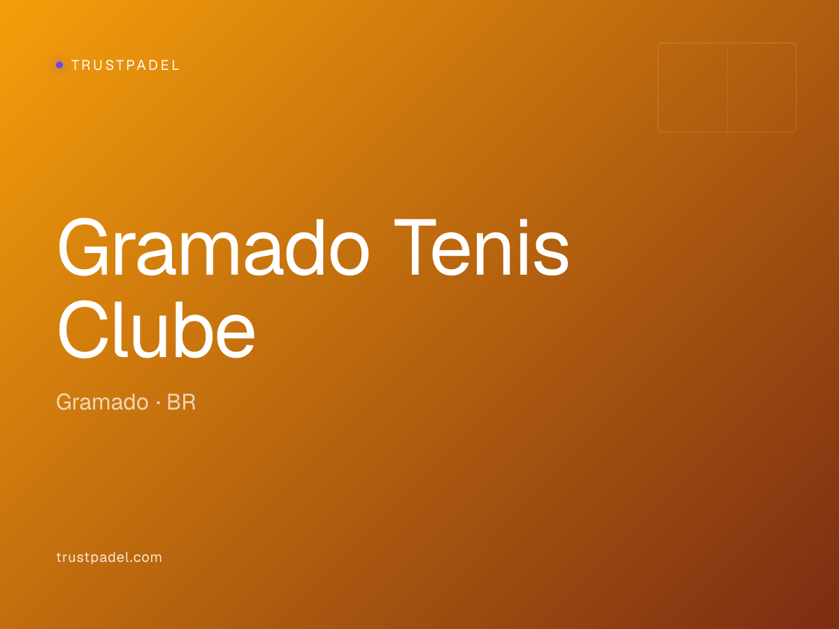 Gramado Tenis Clube padel club