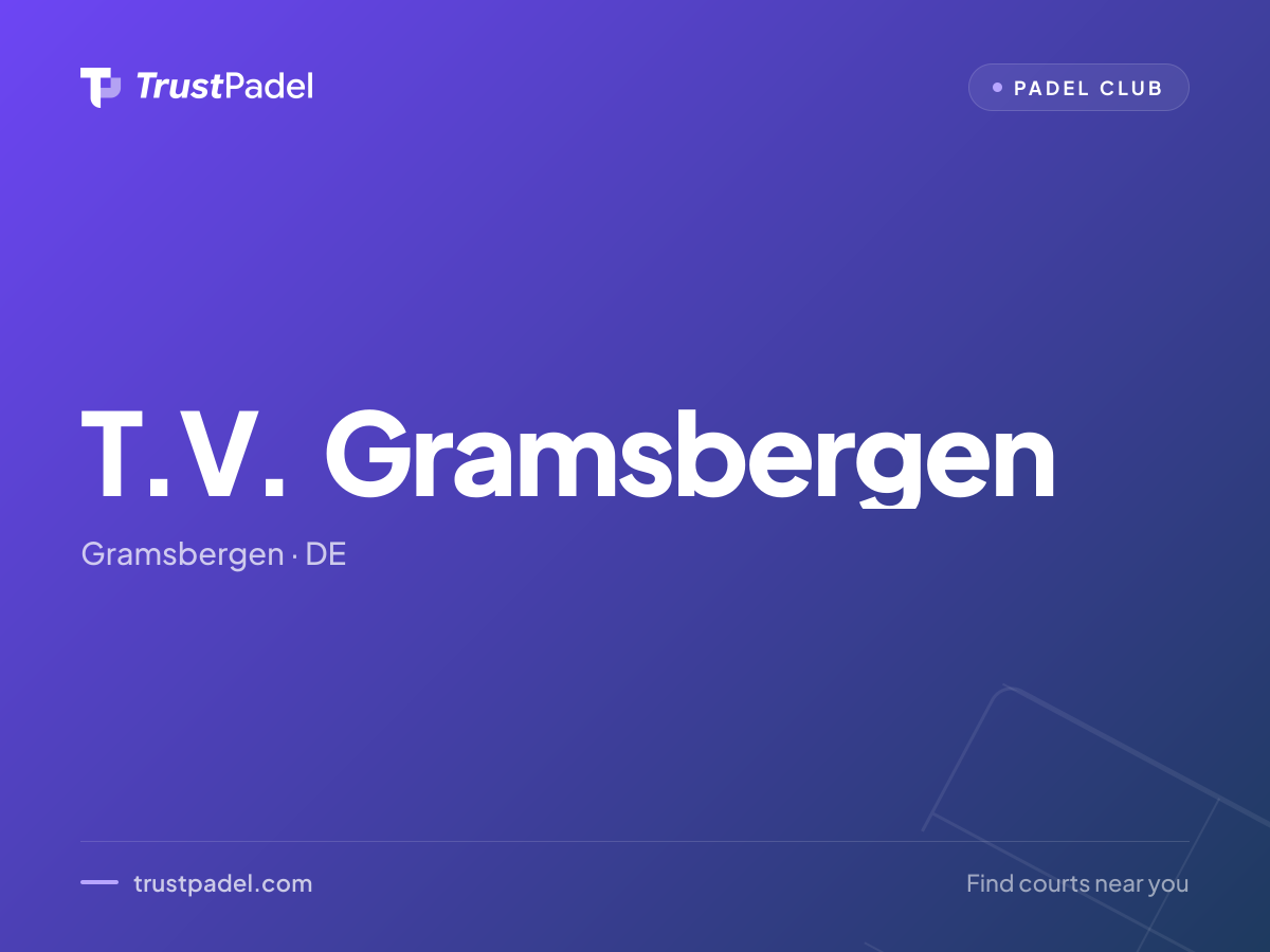 T.V. Gramsbergen padel club