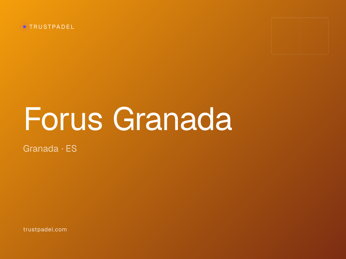 Forus Granada padel club