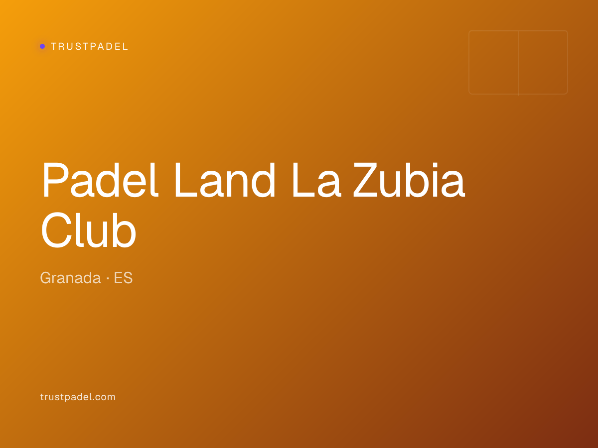 Padel Land La Zubia Club padel club