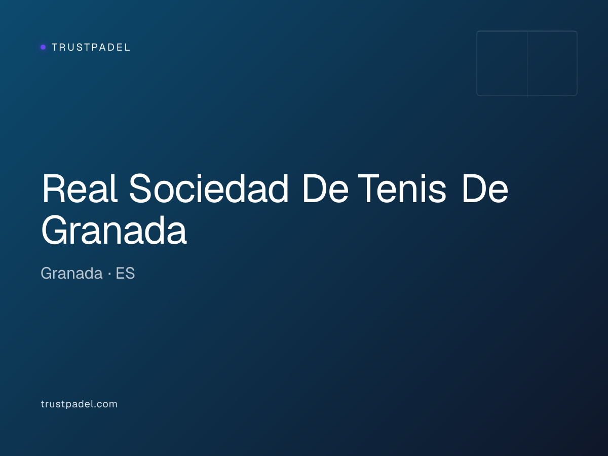 Real Sociedad De Tenis De Granada padel club