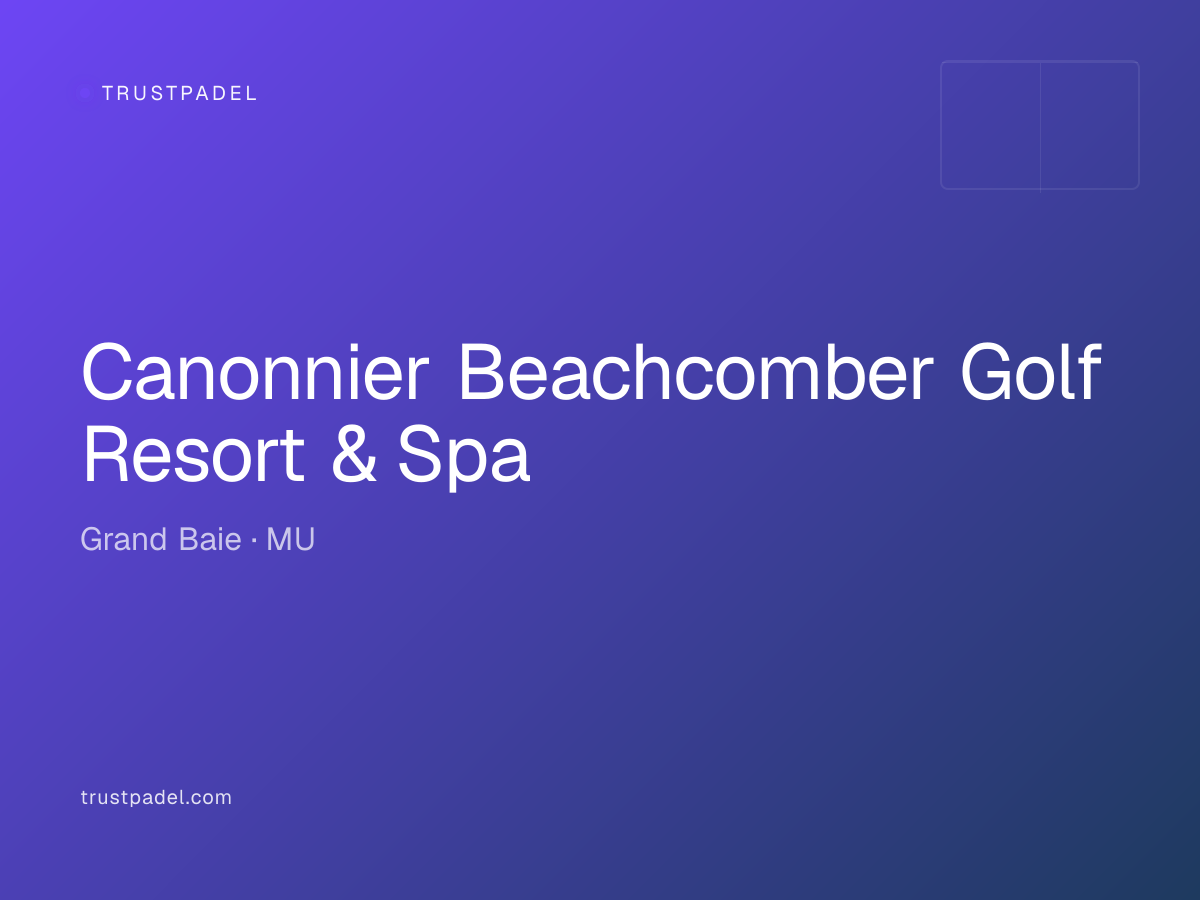 Canonnier Beachcomber Golf Resort & Spa padel club