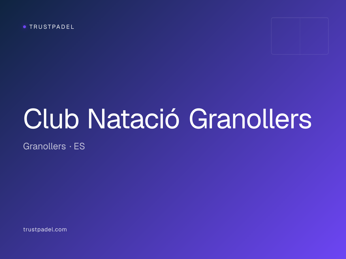 Club Natació Granollers padel club