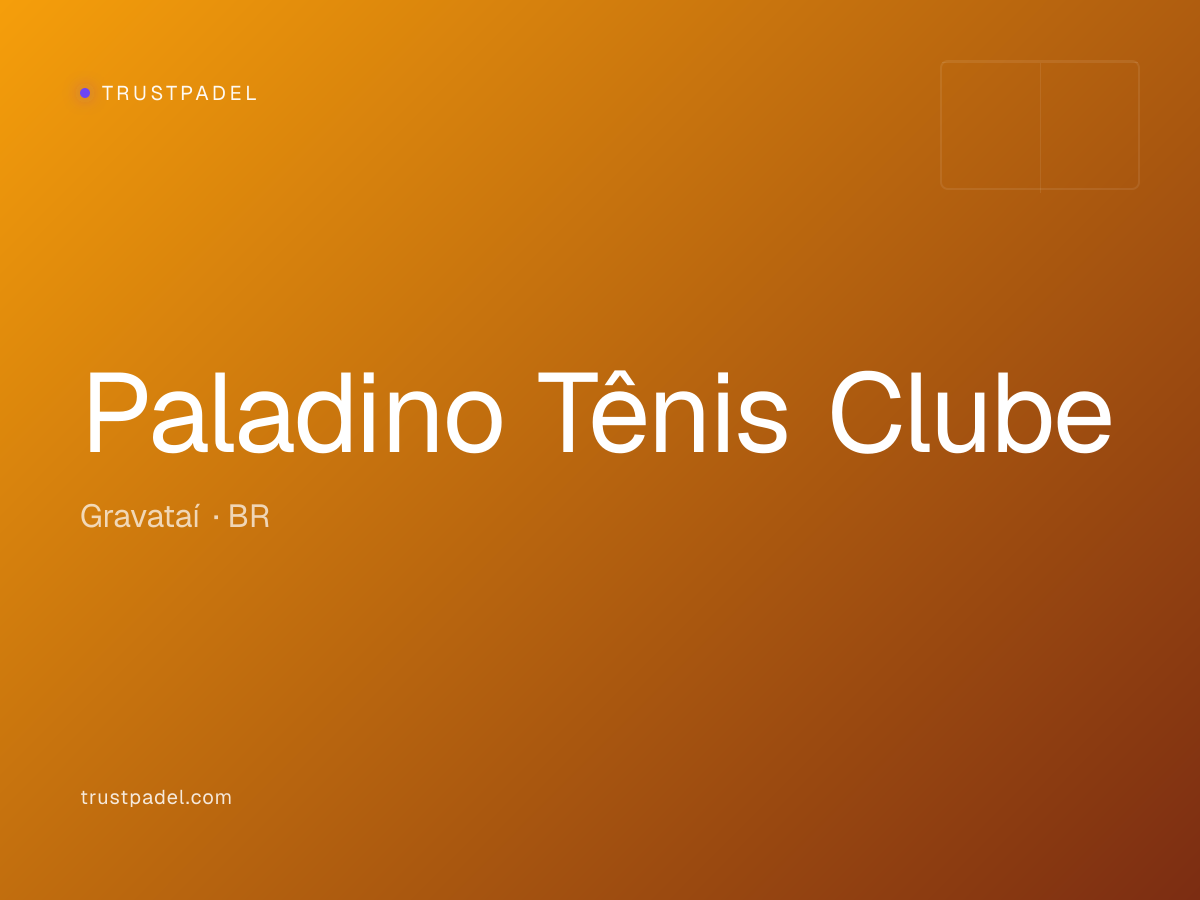 Paladino Tênis Clube padel club