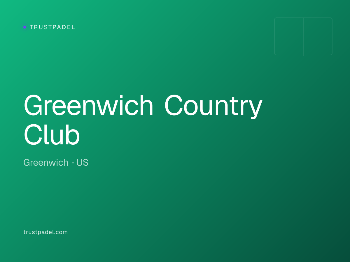 Greenwich Country Club padel club