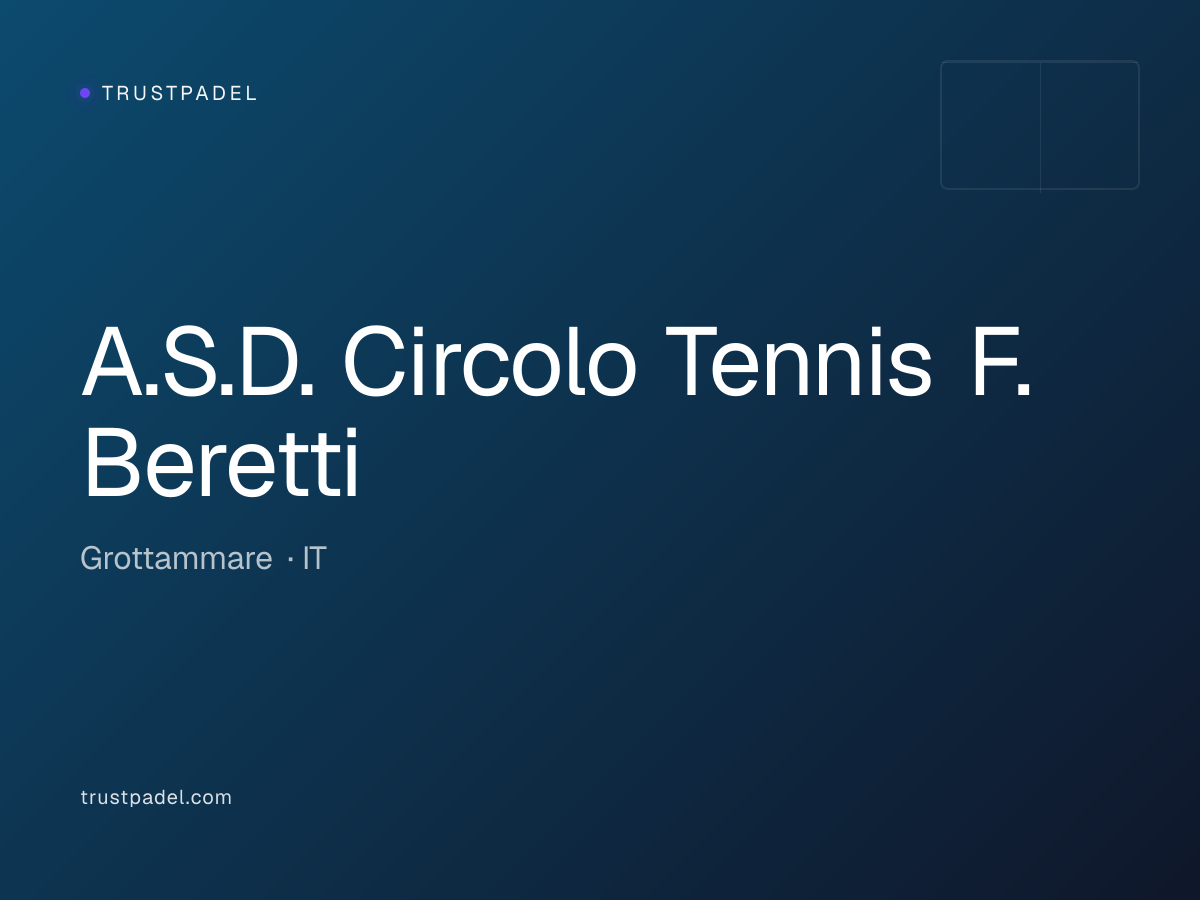 A.S.D. Circolo Tennis F. Beretti padel club