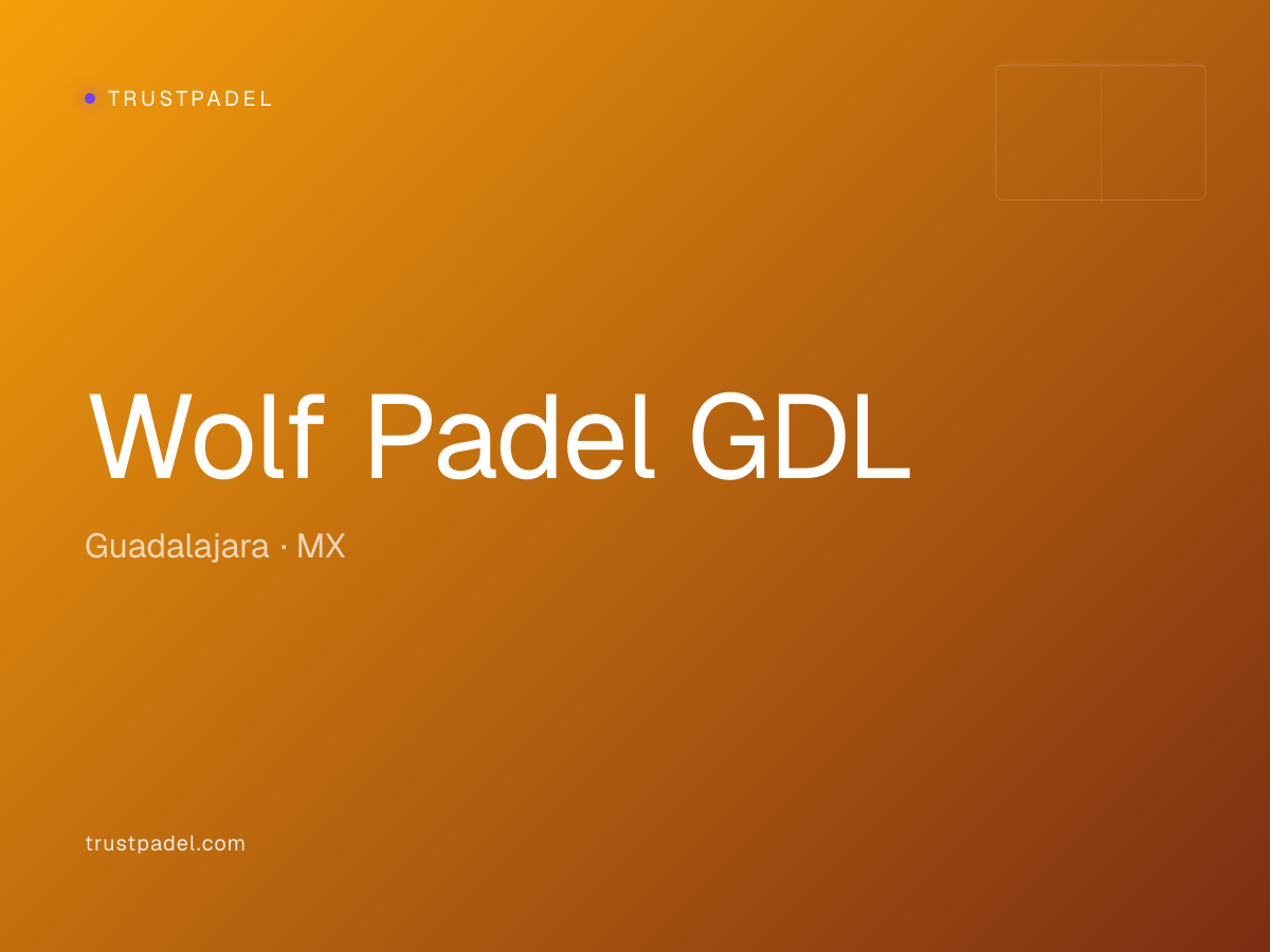 Wolf Padel GDL padel club