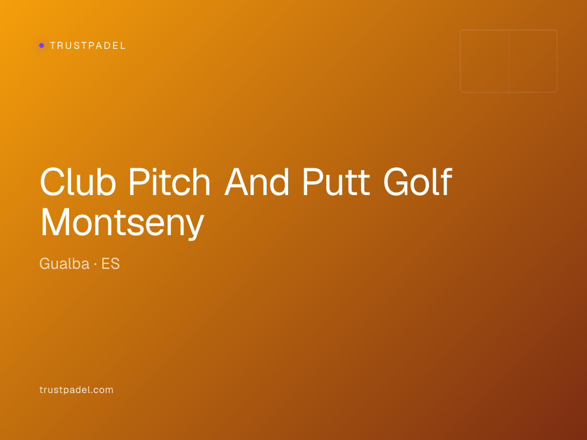 Club Pitch And Putt Golf Montseny padel club