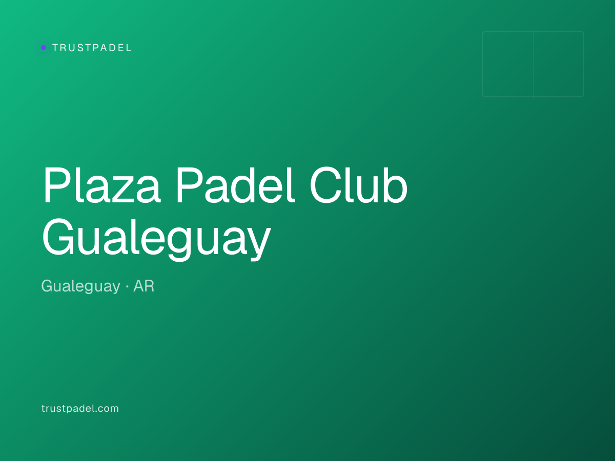 Plaza Padel Club Gualeguay padel club