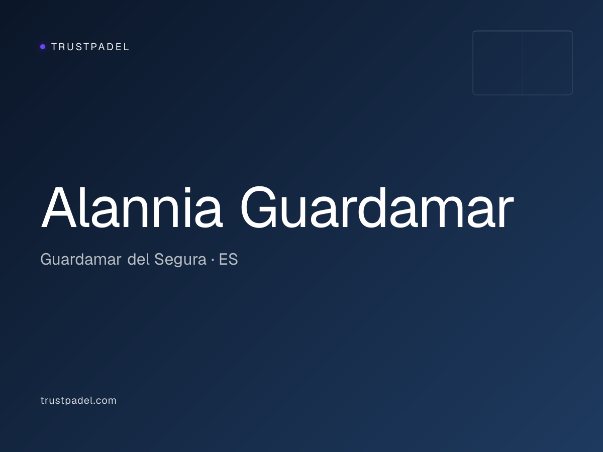 Alannia Guardamar padel club