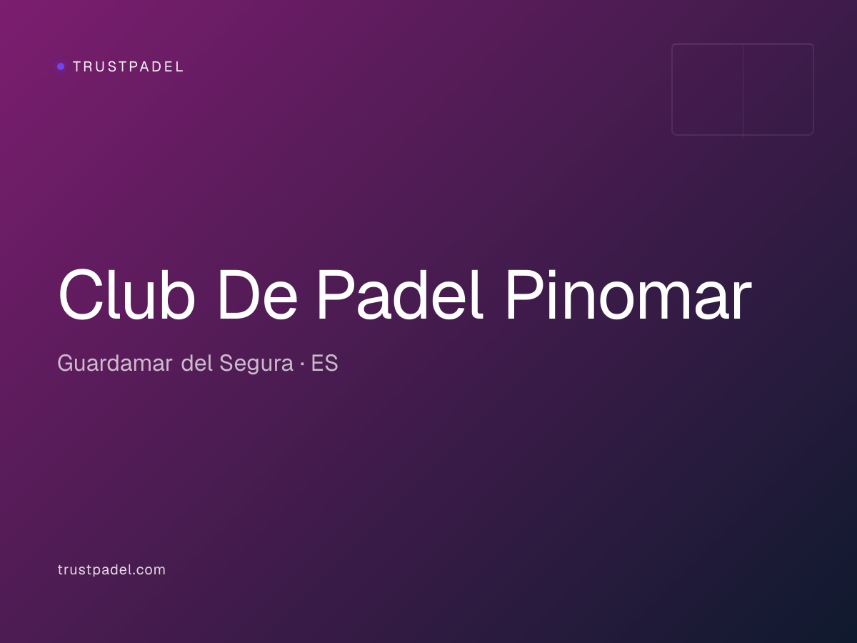 Club De Padel Pinomar padel club