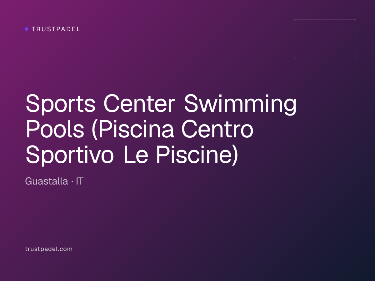 Sports Center Swimming Pools (Piscina Centro Sportivo Le Piscine) padel club
