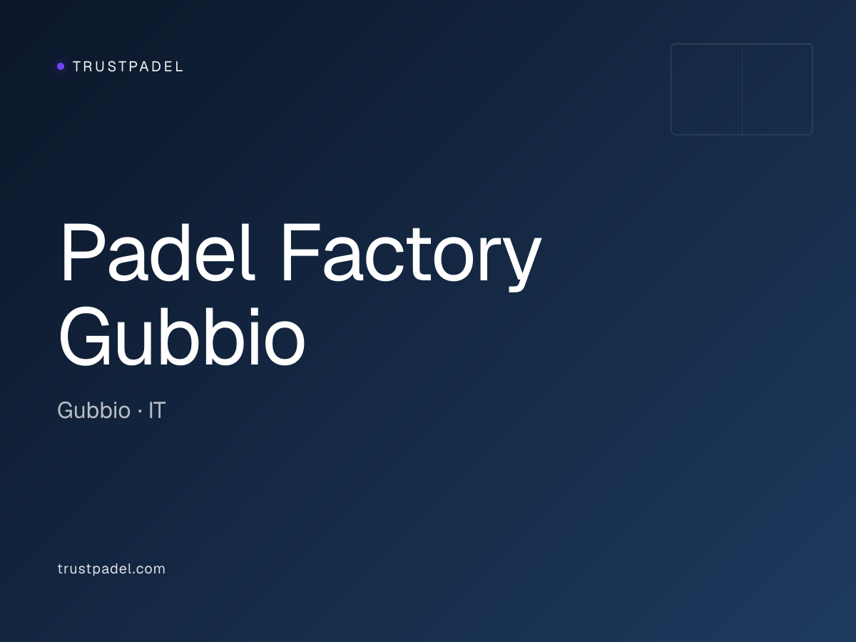Padel Factory Gubbio padel club