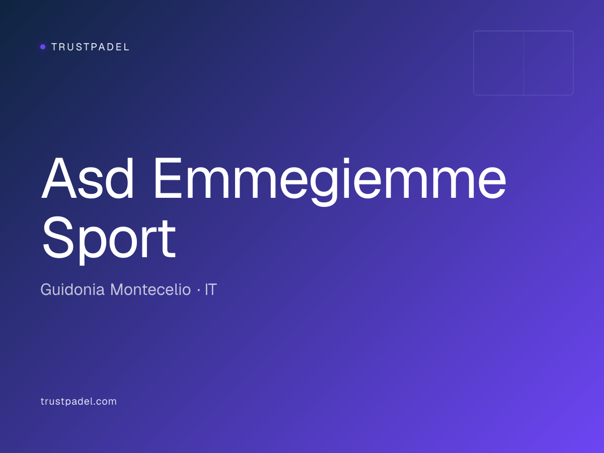 Asd Emmegiemme Sport padel club